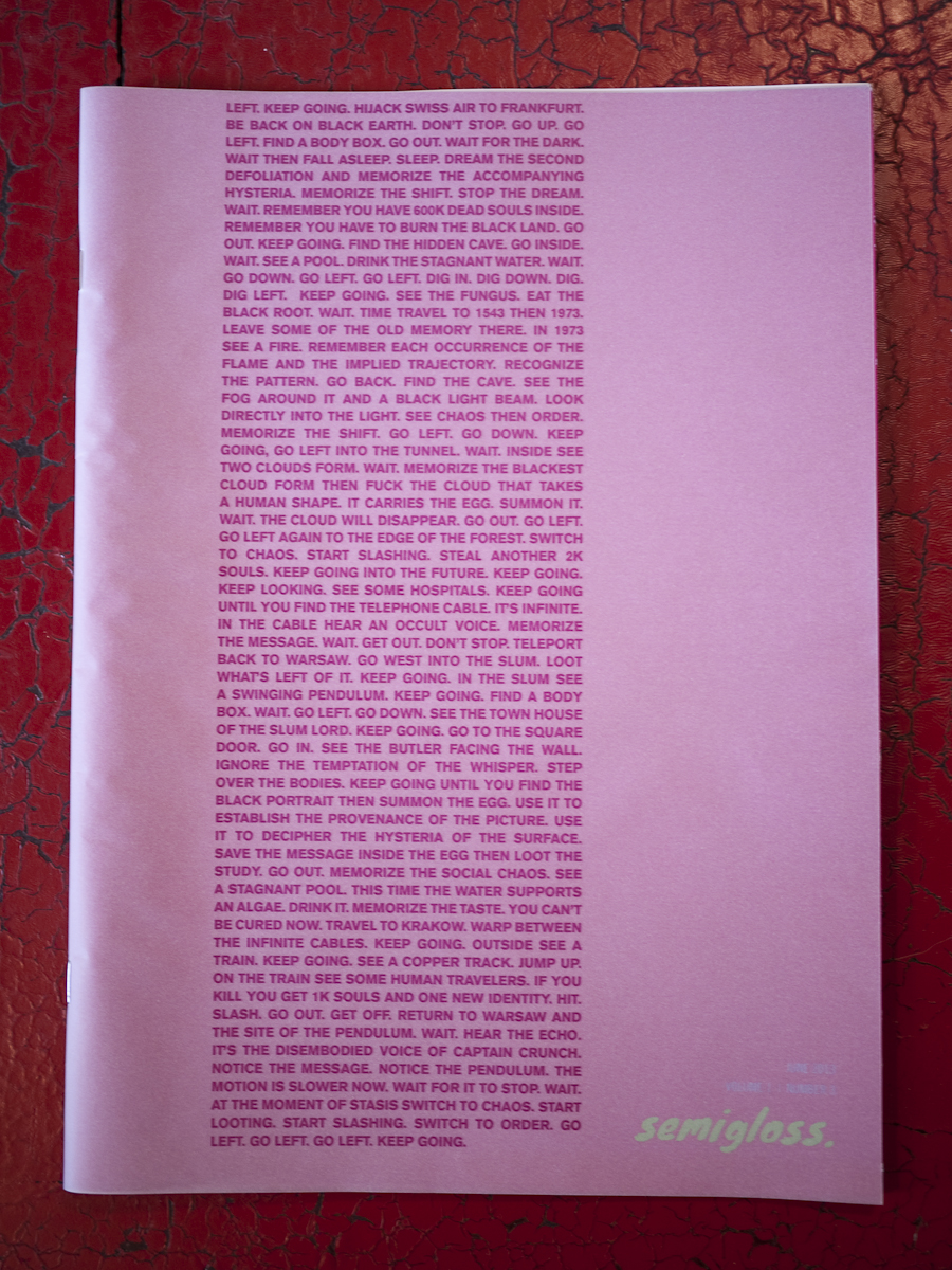 semigloss Magazine | Failure | Volume 1 Issue 3