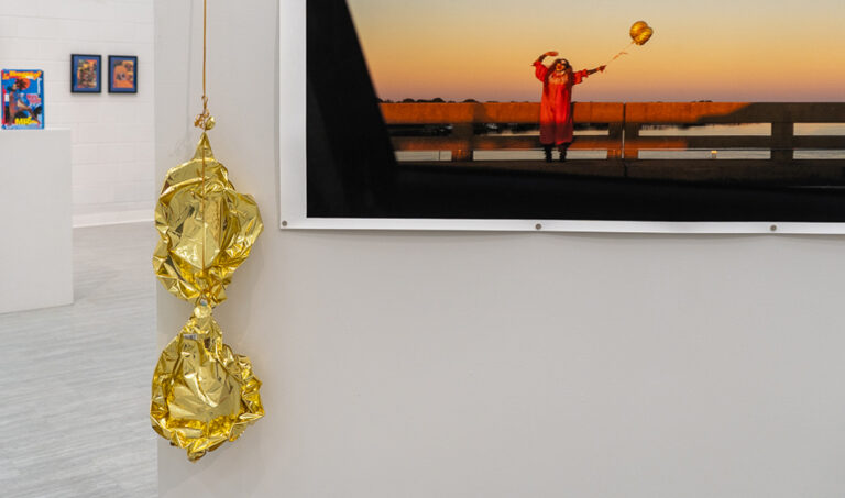 Cheese Grits, 2025, exhibition view, San Jacinto College South Campus Gallery, curated by Bradly Brown