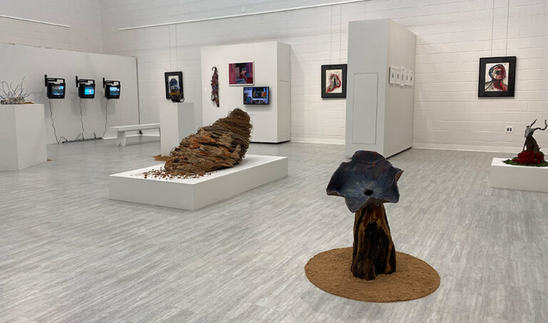 Redux, 2022, exhibition view, San Jacinto College South Campus Gallery, curated by Bradly Brown