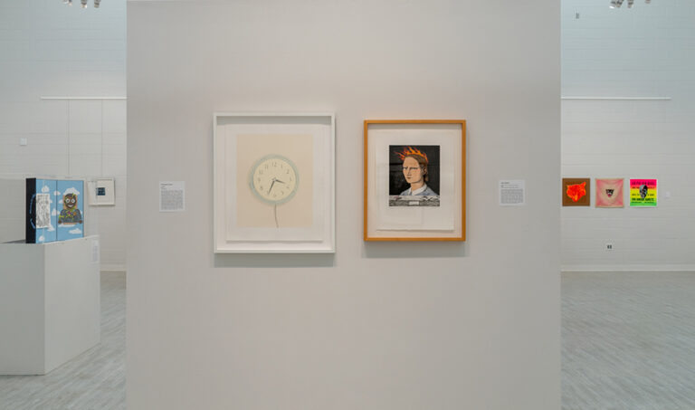 Burning Bones Press, 2022, exhibition view, San Jacinto College South Campus Gallery, curated by Bradly Brown