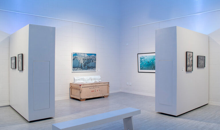 Walking in Antarctica, 2023, exhibition view, San Jacinto College South Campus Gallery, curated by Bradly Brown