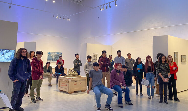 Walking in Antarctica, 2023, exhibition view, San Jacinto College South Campus Gallery, curated by Bradly Brown