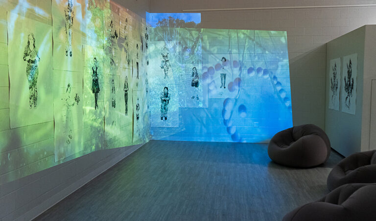 Solastalgia, 2024, exhibition view, San Jacinto College South Campus Gallery, curated by Bradly Brown