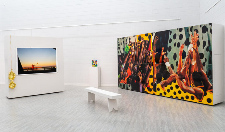 Cheese Grits, 2025, exhibition view, San Jacinto College South Campus Gallery, curated by Bradly Brown