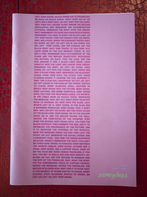semigloss. Magazine: Volume 1 & 2, Issues and Events — art direction by Bradly Brown