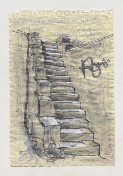 Drawing Stairs, 2016–present — artwork by artist Bradly Brown