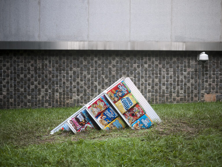 Partially Buried Cereal Aisle